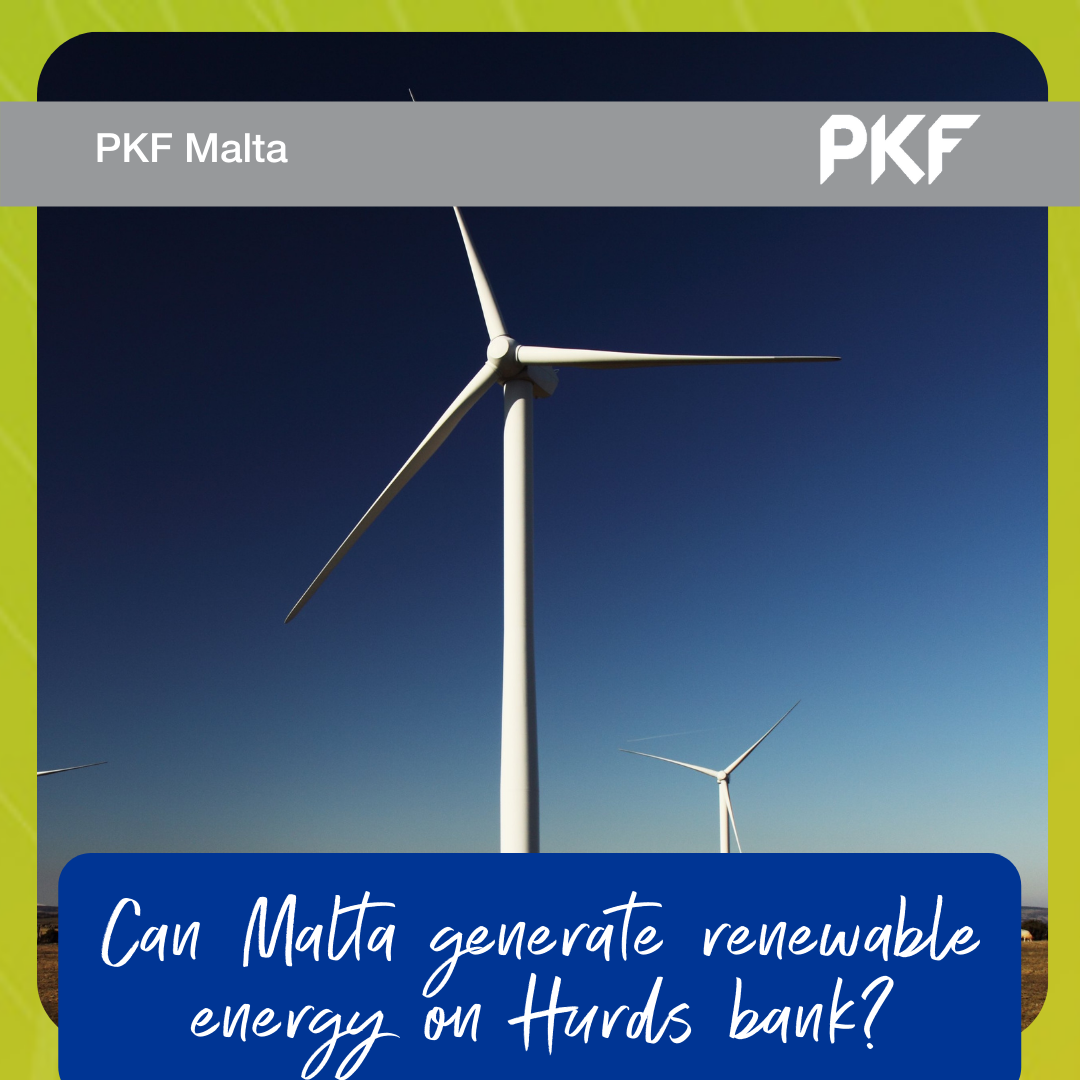 Can Malta generate renewable energy on Hurds bank?