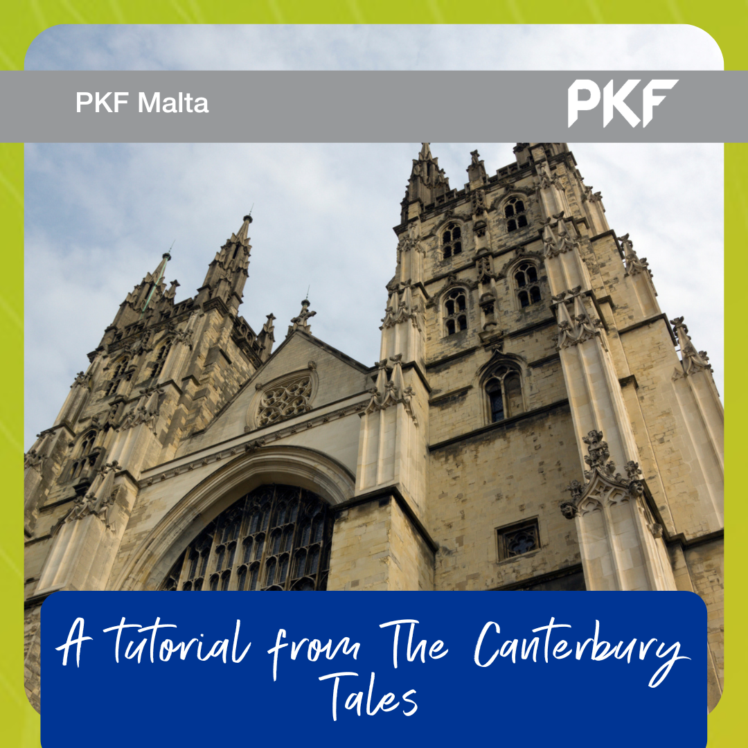 A tutorial from The Canterbury Tales