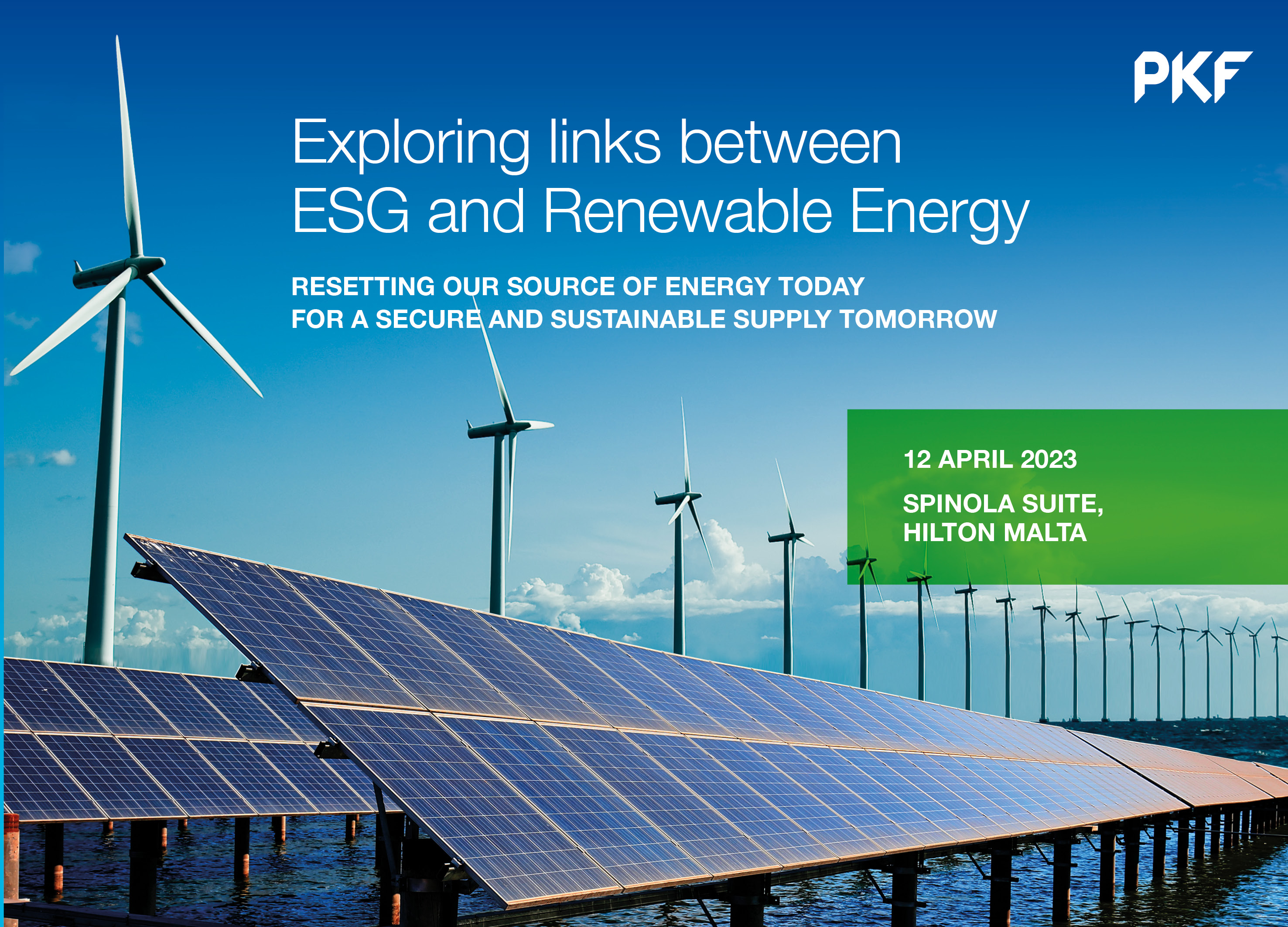 PKF Malta to hold business conference on renewable energy and environmental sustainability