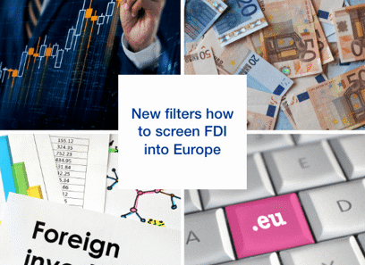 New filters how to screen FDI into Europe