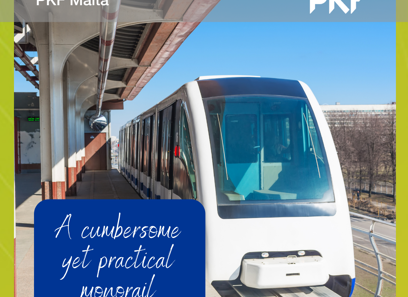 A cumbersome yet practical monorail solution