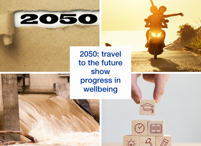 2050: travel to the future show progress in wellbeing