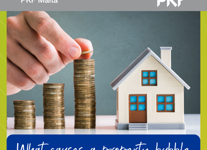 What causes a property bubble to burst?