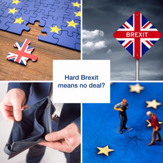 Hard Brexit means no deal?