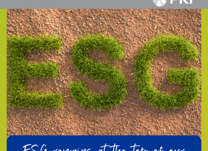 ESG remains at the top of our agenda