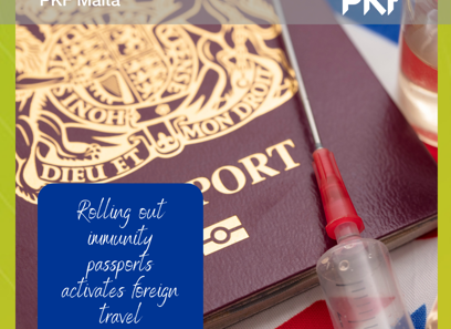 Rolling out immunity passports activates foreign travel